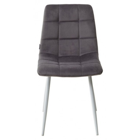 Стул CHILLI G108-12 антрацит/ белый каркас, велюр М-City