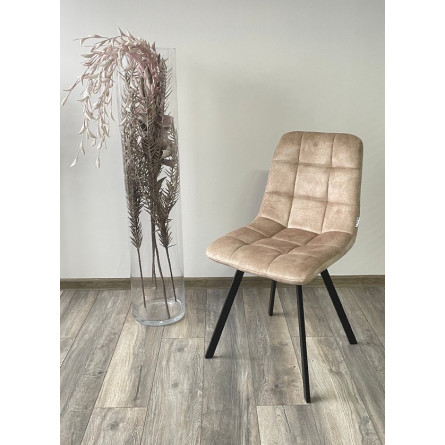 Стул CHILLI SQUARE PK6015-10(VBP210) античный бежевый, велюр М-City