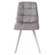 Стул CHILLI SQUARE PK6015-03 (VBP203) античный cеребристо-серый, велюр/ белый каркас М-City Стул CHILLI SQUARE PK6015-03 (VBP203) античный cеребристо-серый, велюр/ белый каркас М-City