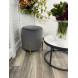 Пуф для гостиной RICE BLUVEL-14 GREY / GOLD М-City Пуф для гостиной RICE BLUVEL-14 GREY / GOLD М-City
