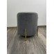 Пуф для гостиной RICE BLUVEL-14 GREY / GOLD М-City Пуф для гостиной RICE BLUVEL-14 GREY / GOLD М-City