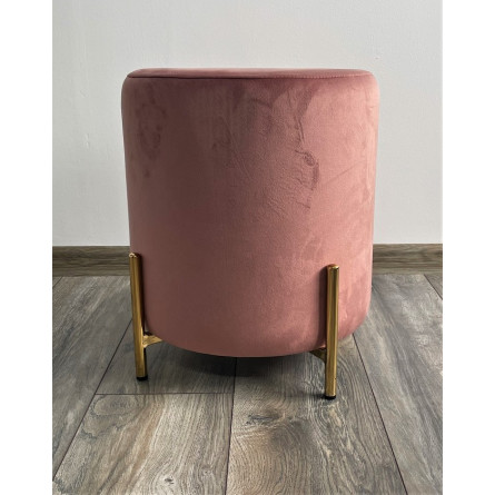 Пуф для гостиной RICE BLUVEL-52 PINK / GOLD М-City