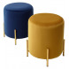 Пуф для гостиной RICE BLUVEL-68 YELLOW / GOLD М-City Пуф для гостиной RICE BLUVEL-68 YELLOW / GOLD М-City