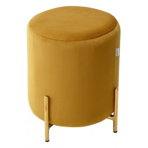 Пуф для гостиной RICE BLUVEL-68 YELLOW / GOLD М-City