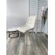 Стул CHIC WZ2042-01 молочный фактурный велюр/ белый каркас М-City Стул CHIC WZ2042-01 молочный фактурный велюр/ белый каркас М-City