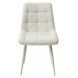 Стул CHIC WZ2042-01 молочный фактурный велюр/ белый каркас М-City Стул CHIC WZ2042-01 молочный фактурный велюр/ белый каркас М-City