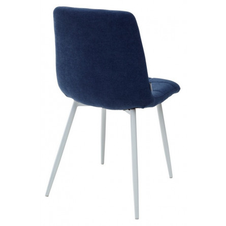 Стул CHILLI UF860-14B полночный синий, ткань/ белый каркас М-City
