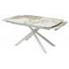 Стол RIVOLI 140 GLOSS LUXURY PANDORA SINTERED STONE/ WHITE М-City Стол RIVOLI 140 GLOSS LUXURY PANDORA SINTERED STONE/ WHITE М-City