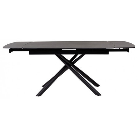 Стол RIVOLI 140 MATT BLACK MARBLE SINTERED STONE/ BLACK М-City