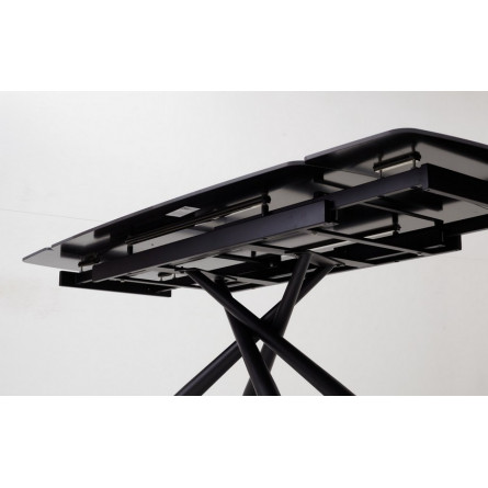 Стол RIVOLI 140 MATT BLACK MARBLE SINTERED STONE/ BLACK М-City