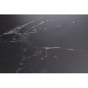 Стол RIVOLI 140 MATT BLACK MARBLE SINTERED STONE/ BLACK М-City