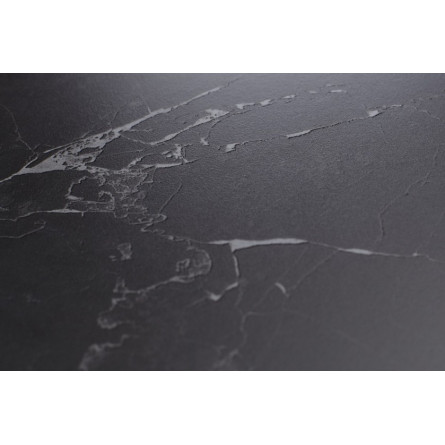 Стол RIVOLI 140 MATT BLACK MARBLE SINTERED STONE/ BLACK М-City