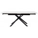 Стол RIVOLI 140 MATT WHITE MARBLE SINTERED STONE/ BLACK М-City Стол RIVOLI 140 MATT WHITE MARBLE SINTERED STONE/ BLACK М-City