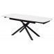 Стол RIVOLI 140 MATT WHITE MARBLE SINTERED STONE/ BLACK М-City Стол RIVOLI 140 MATT WHITE MARBLE SINTERED STONE/ BLACK М-City