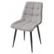Стул CHIC 1983-07 серый/ RU-07 серая сталь/ черный каркас М-City