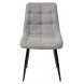 Стул CHIC 1983-07 серый/ RU-07 серая сталь/ черный каркас М-City Стул CHIC 1983-07 серый/ RU-07 серая сталь/ черный каркас М-City