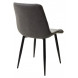 Стул CHIC 1983-07 серый/ RU-07 серая сталь/ черный каркас М-City Стул CHIC 1983-07 серый/ RU-07 серая сталь/ черный каркас М-City