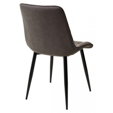 Стул CHIC 1983-40 коричневый/ RU-12 коричневый антрацит/ черный каркас М-City