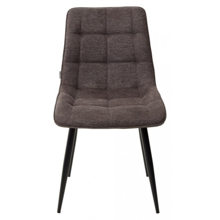 Стул CHIC 1983-40 коричневый/ RU-12 коричневый антрацит/ черный каркас М-City