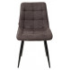 Стул CHIC 1983-40 коричневый/ RU-12 коричневый антрацит/ черный каркас М-City Стул CHIC 1983-40 коричневый/ RU-12 коричневый антрацит/ черный каркас М-City