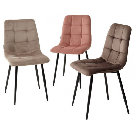 Стул CHILLI BLUVEL-40 BEIGE, велюр М-City