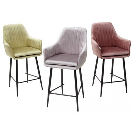 Полубарный стул Роден Blitz 17 Лайм, велюр (H65cm), M-City