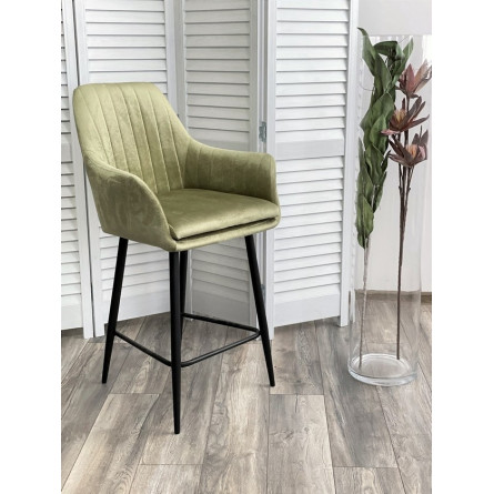 Полубарный стул Роден Blitz 17 Лайм, велюр (H65cm), M-City