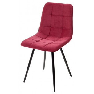 Стул UNO 25 ВИННЫЙ 16, велюр / ЧЕРНЫЙ, М-City