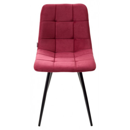 Стул UNO 25 ВИННЫЙ 16, велюр / ЧЕРНЫЙ, М-City