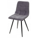 Стул UNO 25 СЕРЫЙ 27, велюр / ЧЕРНЫЙ, М-City