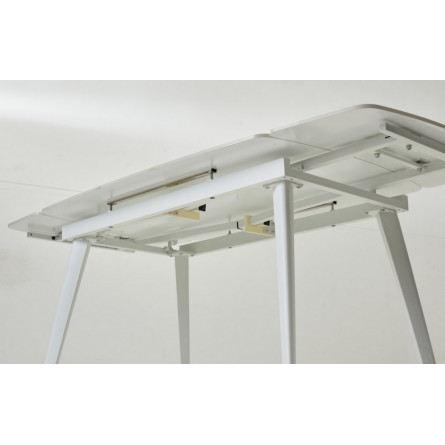 Стол ELIOT 120 GLOSS STATUARIO WHITE SINTERED STONE / WHITE М-City