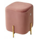 Пуф для гостиной ARES BLUVEL-52 PINK / GOLD М-City
