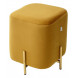 Пуф для гостиной ARES BLUVEL-68 YELLOW / GOLD М-City