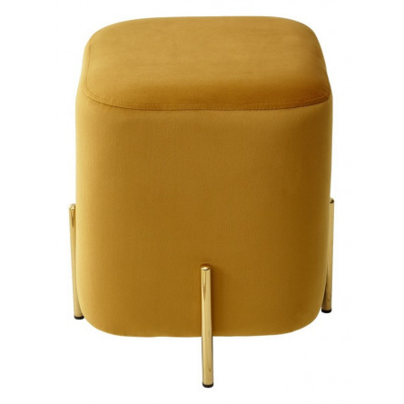 Пуф для гостиной ARES BLUVEL-68 YELLOW / GOLD М-City
