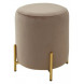 Пуф для гостиной RICE BLUVEL-40 BEIGE / GOLD М-City