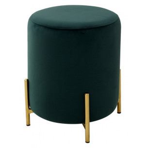 Пуф для гостиной RICE BLUVEL-78 GREEN / GOLD М-City