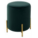 Пуф для гостиной RICE BLUVEL-78 GREEN / GOLD М-City Пуф для гостиной RICE BLUVEL-78 GREEN / GOLD М-City