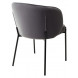 Стул DIANA BLUVEL-14 GREY, велюр / черный каркас М-City Стул DIANA BLUVEL-14 GREY, велюр / черный каркас М-City