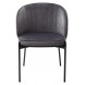 Стул DIANA BLUVEL-14 GREY, велюр / черный каркас М-City Стул DIANA BLUVEL-14 GREY, велюр / черный каркас М-City