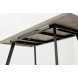 Стол BRICK M 140 Оникс / Черный М-City Стол BRICK M 140 Оникс / Черный М-City