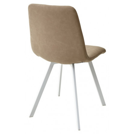 Стул ASHTON RU-18 темно-бежевый винтаж/ белый каркас М-City