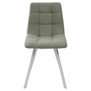Стул CHILLI SQUARE UF860-11B мятный, ткань/ белый каркас М-City
