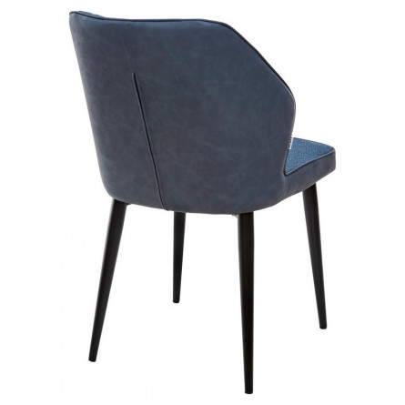 Стул SEATTLE TRF-06 полночный синий, ткань/ RU-03 синяя сталь, PU М-City