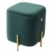 Пуф для гостиной ARES BLUVEL-78 GREEN / GOLD М-City