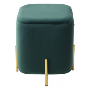Пуф для гостиной ARES BLUVEL-78 GREEN / GOLD М-City