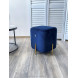 Пуф для гостиной ARES BLUVEL-86 NAVY BLUE / GOLD М-City Пуф для гостиной ARES BLUVEL-86 NAVY BLUE / GOLD М-City