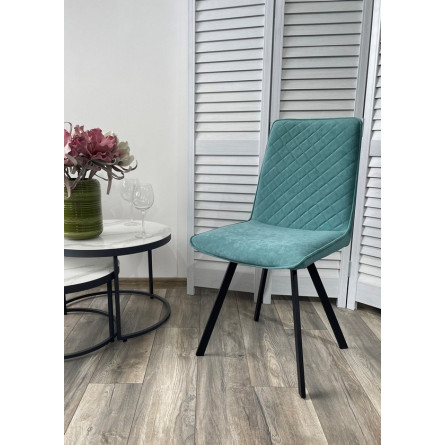 Стул PAINT, цвет B15 Мята, велюр / черный каркас М-City