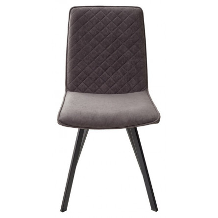 Стул PAINT, цвет B28 Темно-серый, велюр / черный каркас М-City