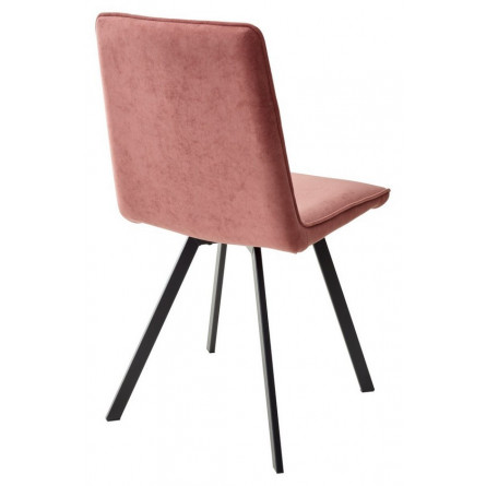 Стул PAINT, цвет B36 Розовый, велюр / черный каркас М-City