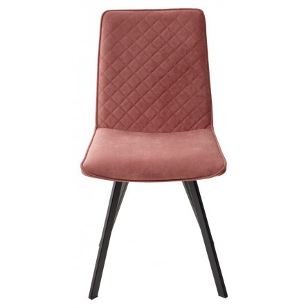 Стул PAINT, цвет B36 Розовый, велюр / черный каркас М-City